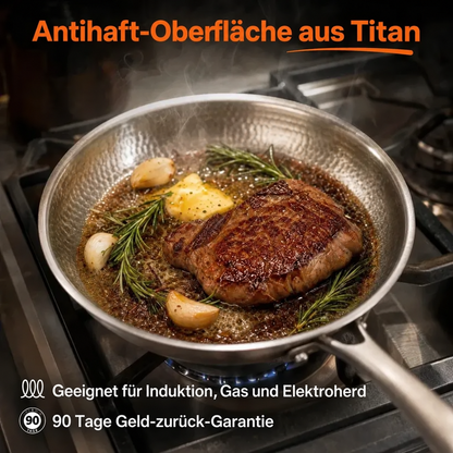 Velmora® – Antihaft-Pfanne aus Titan