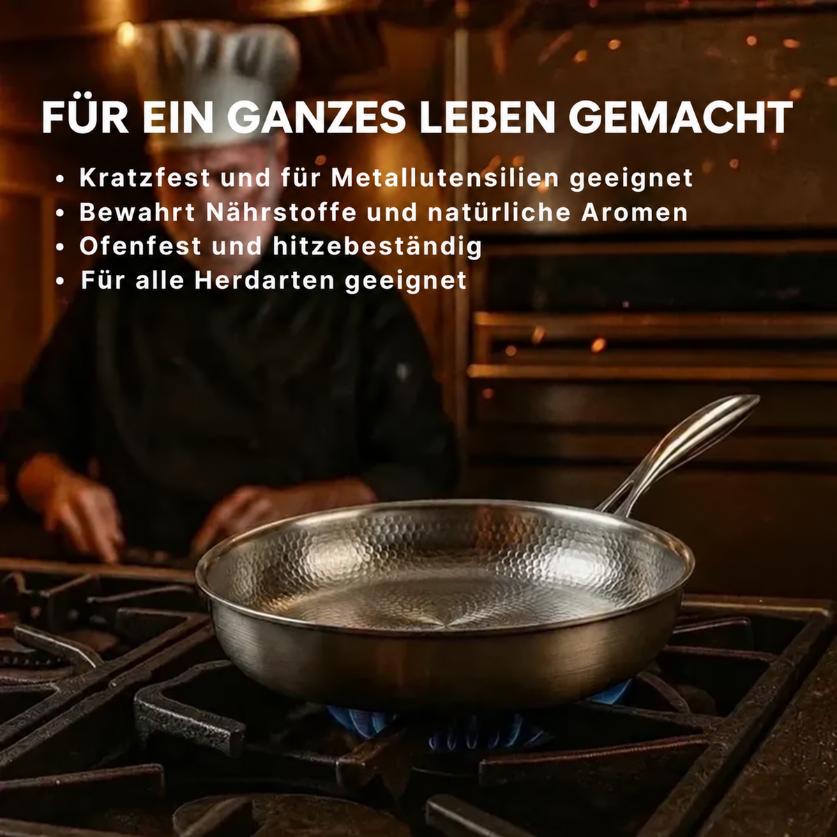 Velmora® – Antihaft-Pfanne aus Titan